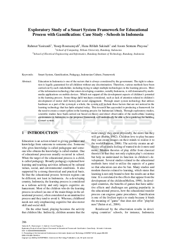 (PDF) Exploratory Study of a Smart System Framework for Educational ...