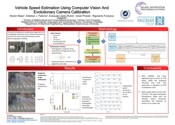 (PDF) Vehicle Speed Estimation Using Computer Vision and Evolutionary ...
