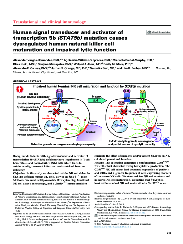 (PDF) Human signal transducer and activator of transcription 5b (STAT5b ...