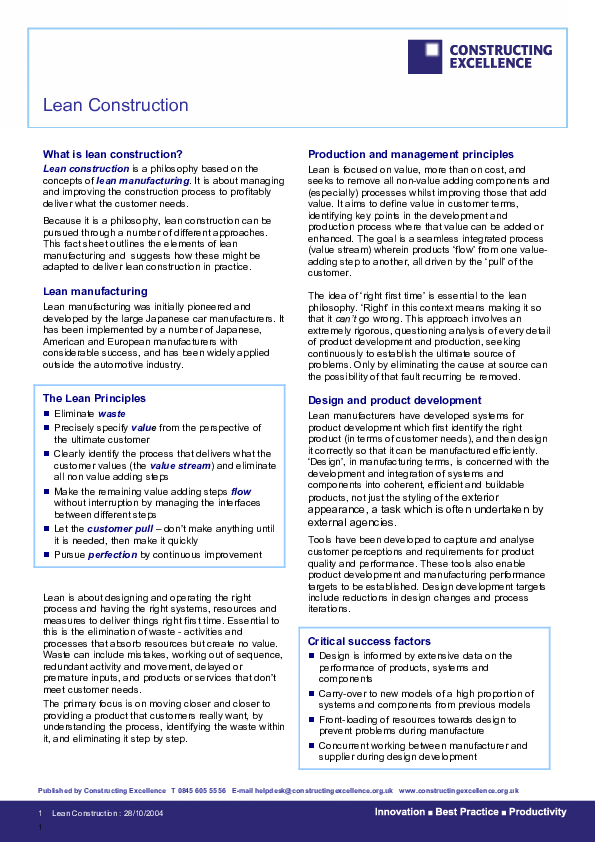  pdf lean construction