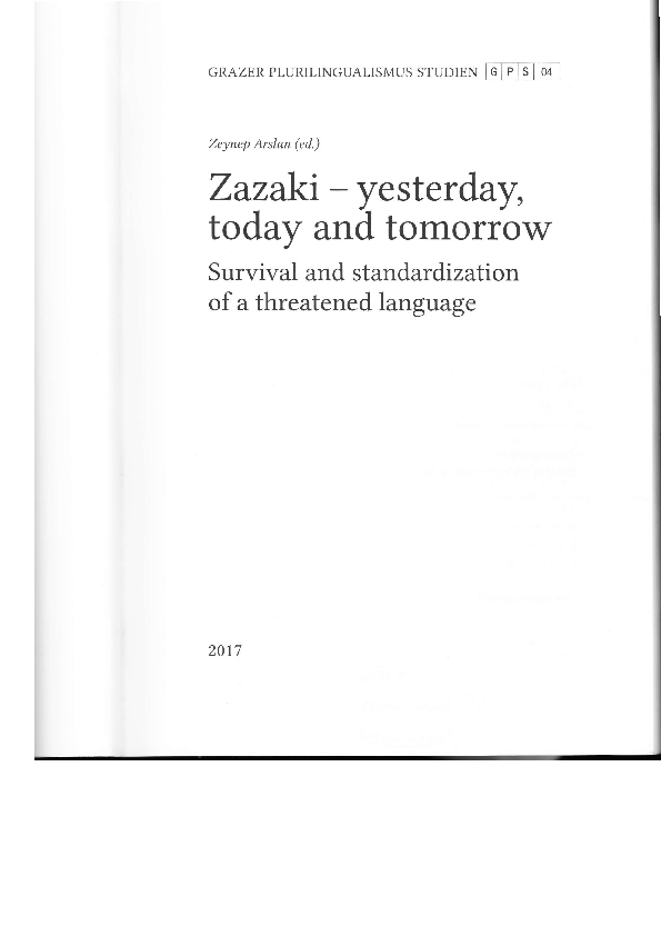(PDF) On the standardization efforts for a cross dialectal literary ...