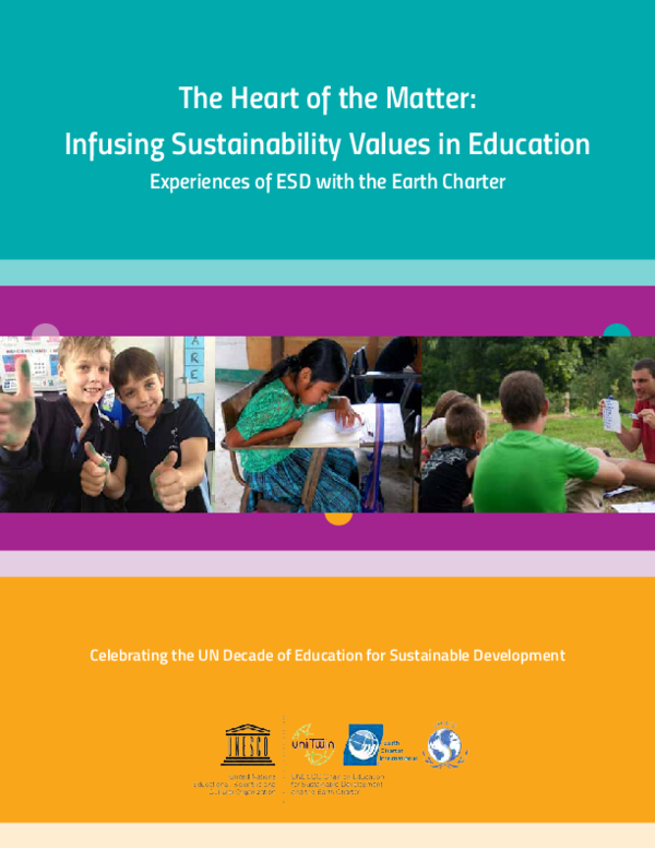 (PDF) The Heart of the Matter: Infusing Sustainability Values in ...