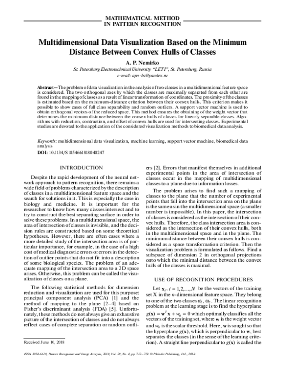 (PDF) Multidimensional Data Visualization Based on the Shortest ...