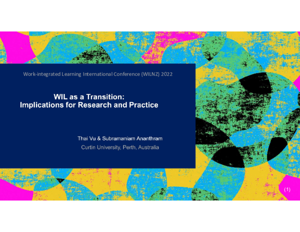 (PDF) Work-integrated learning as a transition: implications for ...