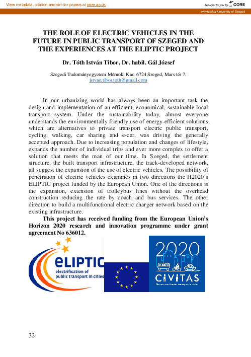 (PDF) The role of electric vehicles in the future in public transport ...