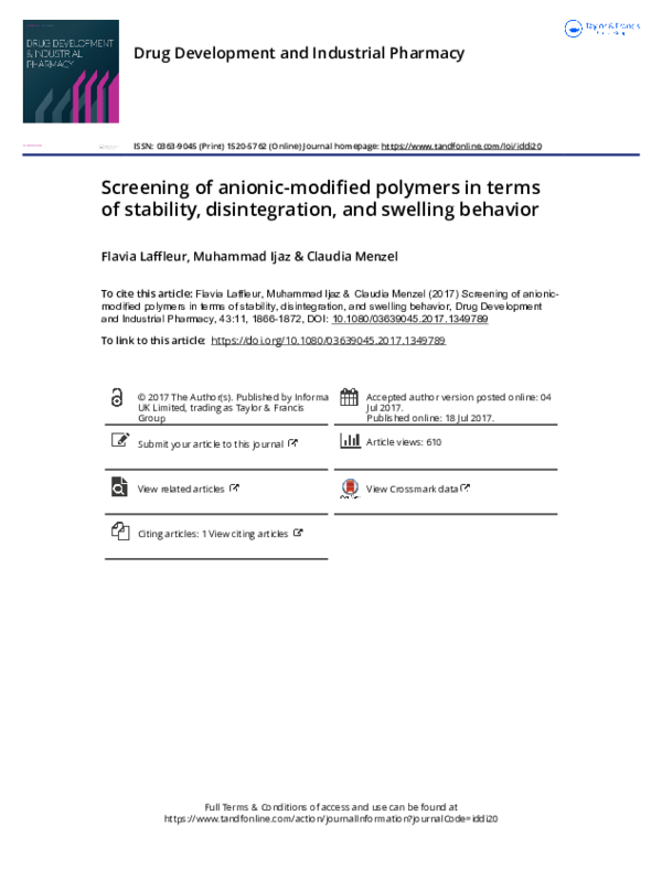 (PDF) Screening of anionic-modified polymers in terms of stability ...