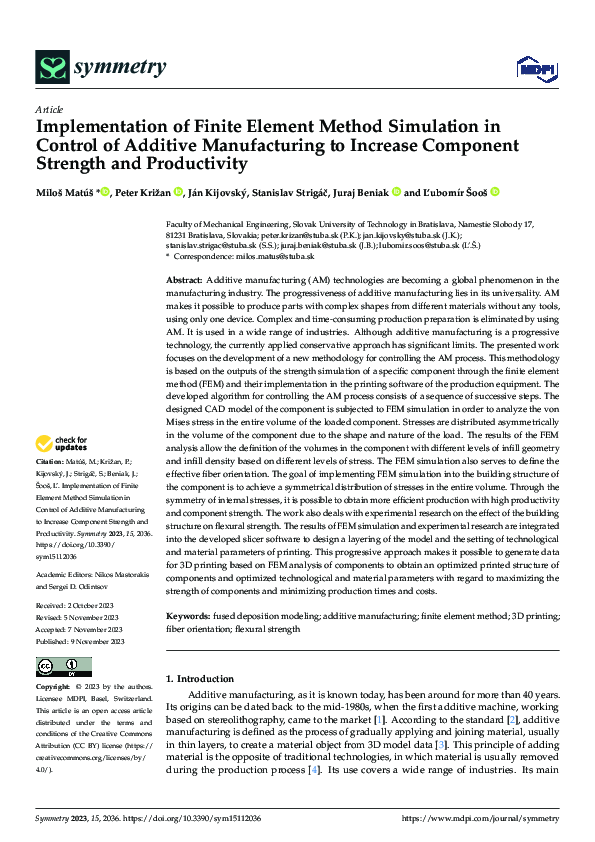 (PDF) Implementation of Finite Element Method Simulation in Control of ...