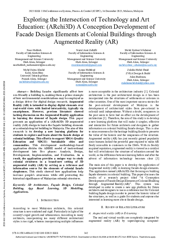 (PDF) Exploring the Intersection of Technology and Art Education ...