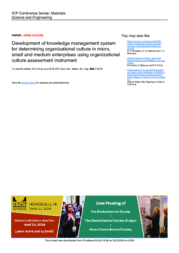 (PDF) Development of knowledge management system for determining ...