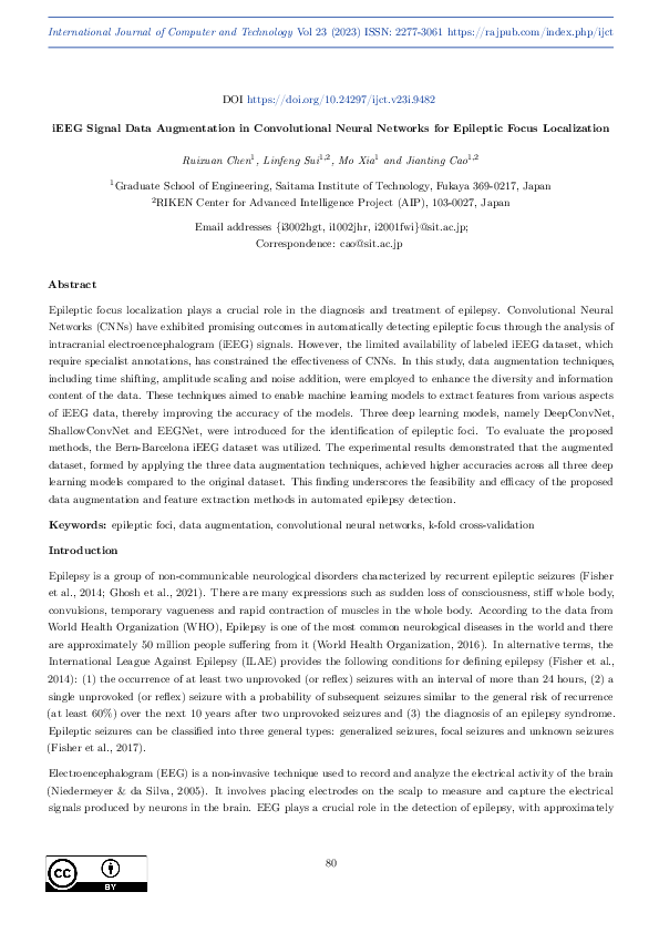 (PDF) iEEG Signal Data Augmentation in Convolutional Neural Networks ...