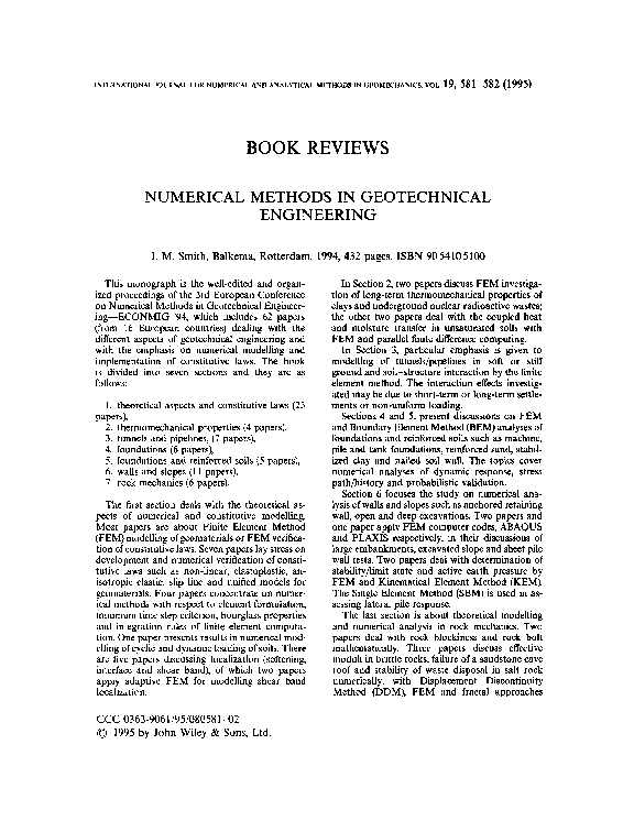  pdf numerical methods in geotechnical engineering edited by c s