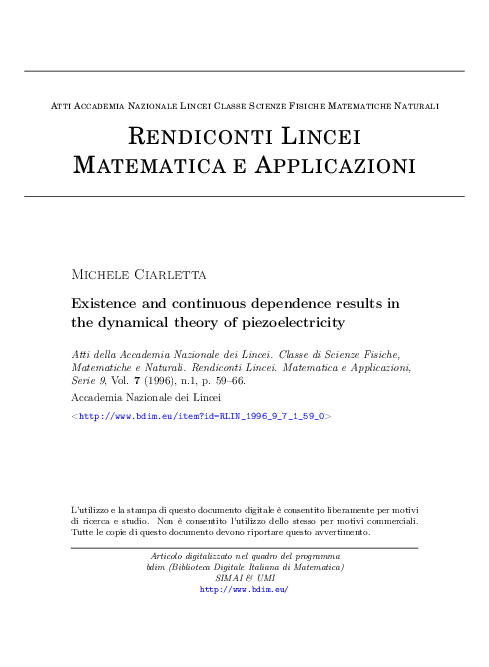 (PDF) Existence and continuous dependence results in the dynamical ...