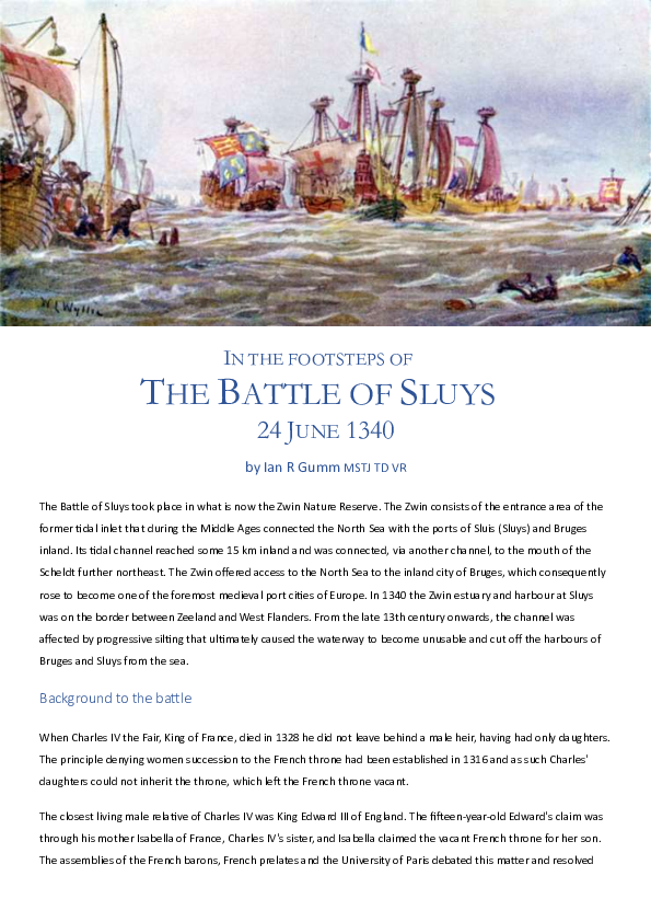 (PDF) THE BATTLE OF SLUYS
