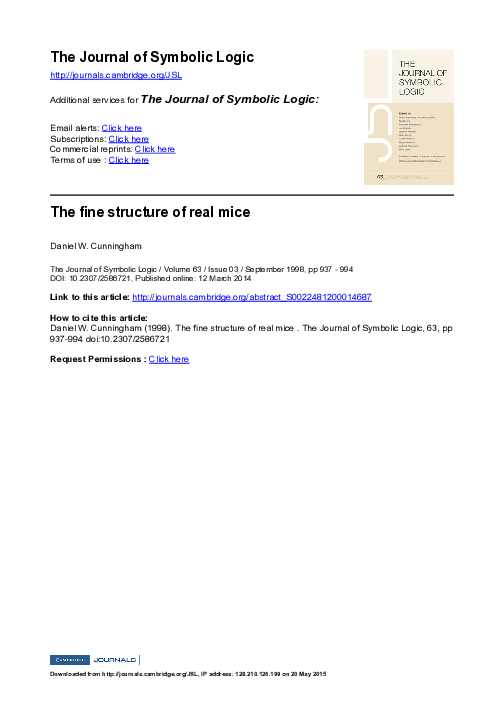 (PDF) The fine structure of real mice
