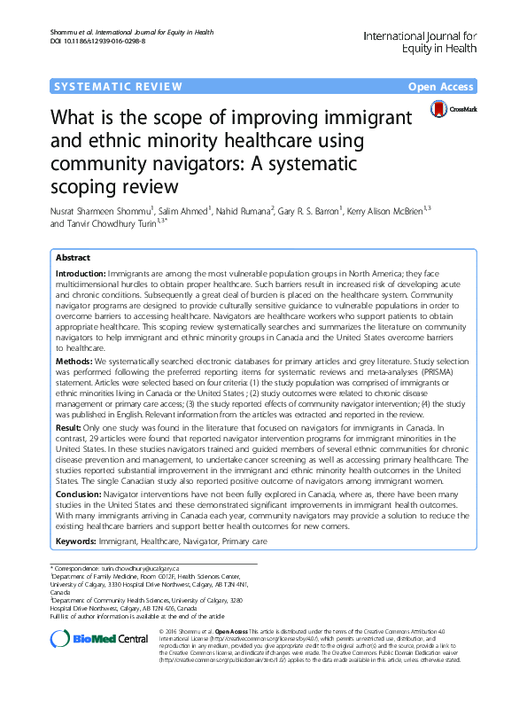 (PDF) What is the scope of improving immigrant and ethnic minority ...