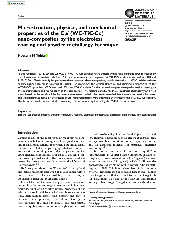 (PDF) Microstructure, physical and mechanical properties of mortar ...