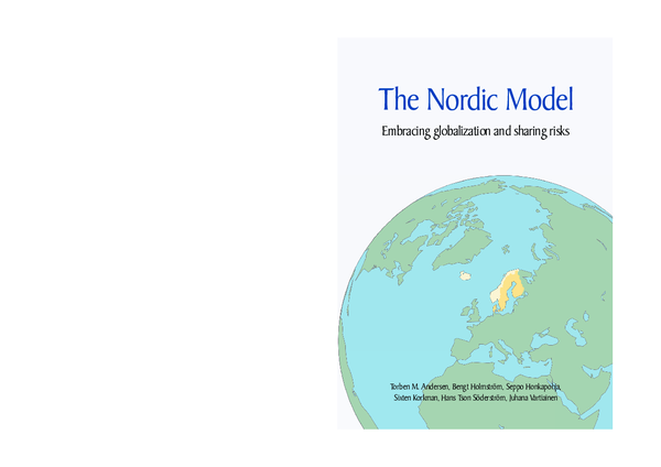 (PDF) The Nordic Model. Embracing globalization and sharing risks