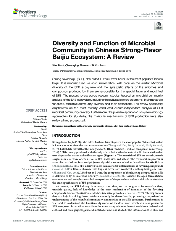 (PDF) Diversity and function of the microbial community under strong ...
