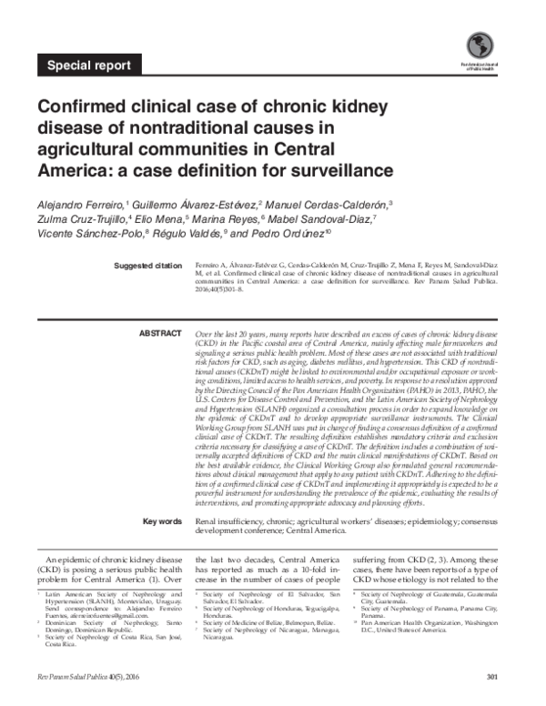 (PDF) Confirmed clinical case of chronic kidney disease of ...