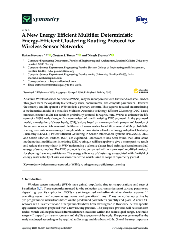 (PDF) A New Energy Efficient Multitier Deterministic Energy-Efficient ...