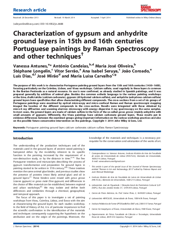 (PDF) Characterization of gypsum and anhydrite ground layers in 15th ...