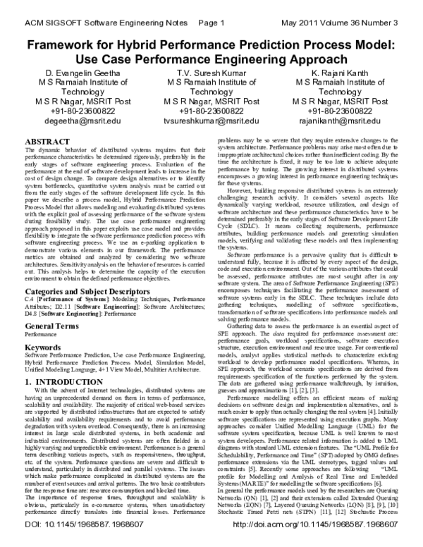 (PDF) Framework for hybrid performance prediction process model