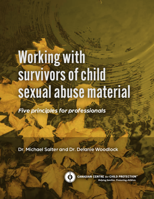 (PDF) Working with survivors of child sexual abuse material: Five ...