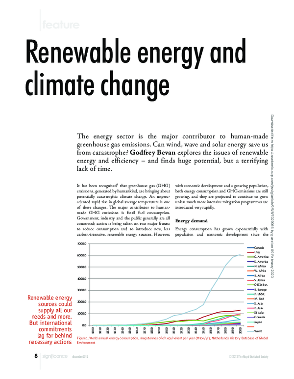 (PDF) Renewable Energy and Climate Change