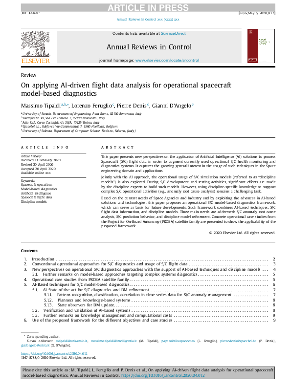 (PDF) On applying AI-driven flight data analysis for operational ...
