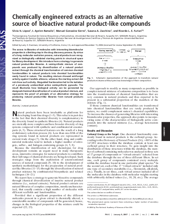 (PDF) Chemically engineered extracts as an alternative source of ...