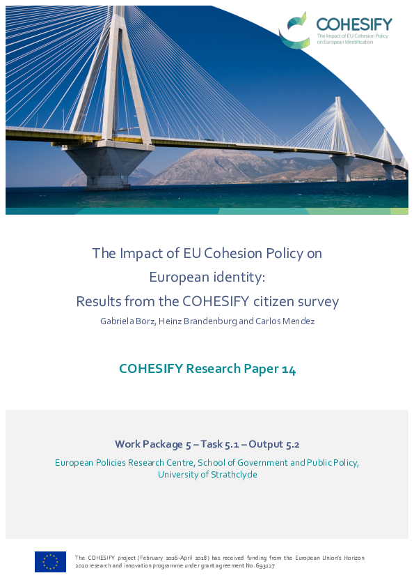 (PDF) The impact of EU Cohesion Policy on European identity: A ...