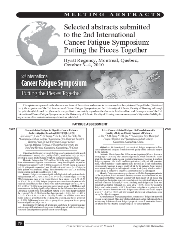 (PDF) Selected abstracts submitted to the 2nd International Cancer ...