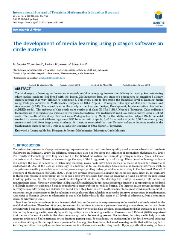 (PDF) The development of media learning using plotagon software on ...