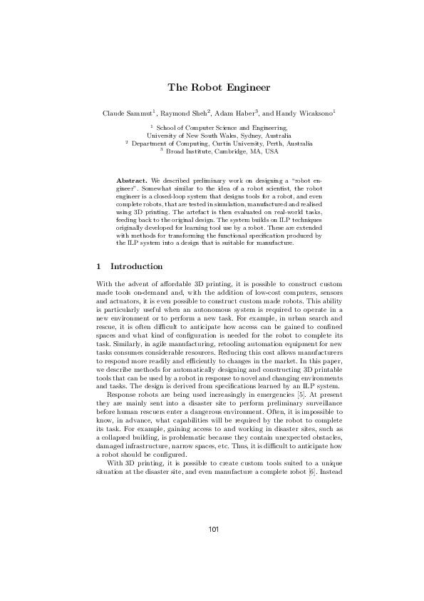 (PDF) The Robot Engineer