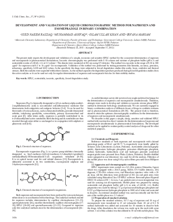(PDF) Development and Validation of Liquid Chromatographic Method for ...