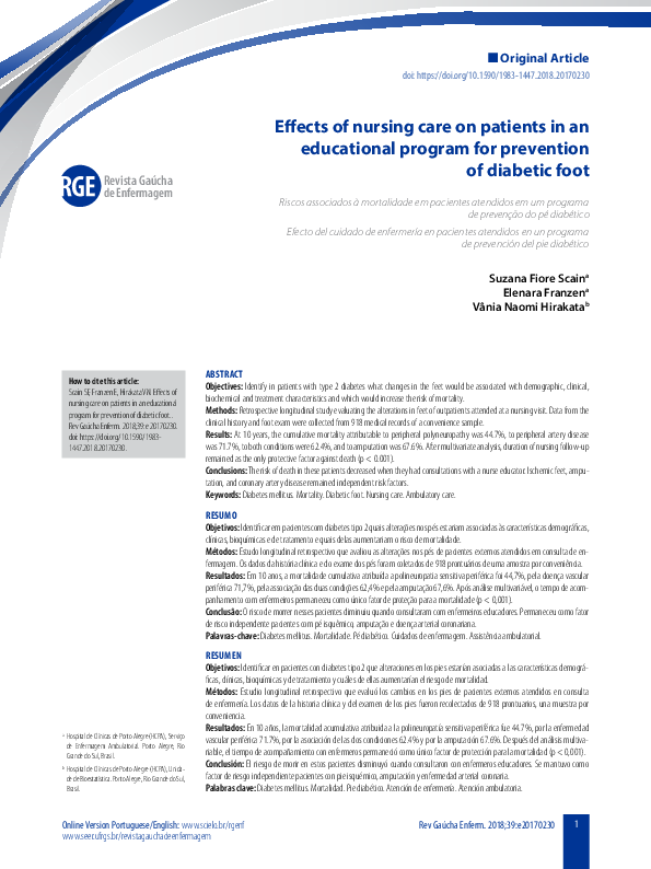 (PDF) Effects of nursing care on patients in an educational program for ...