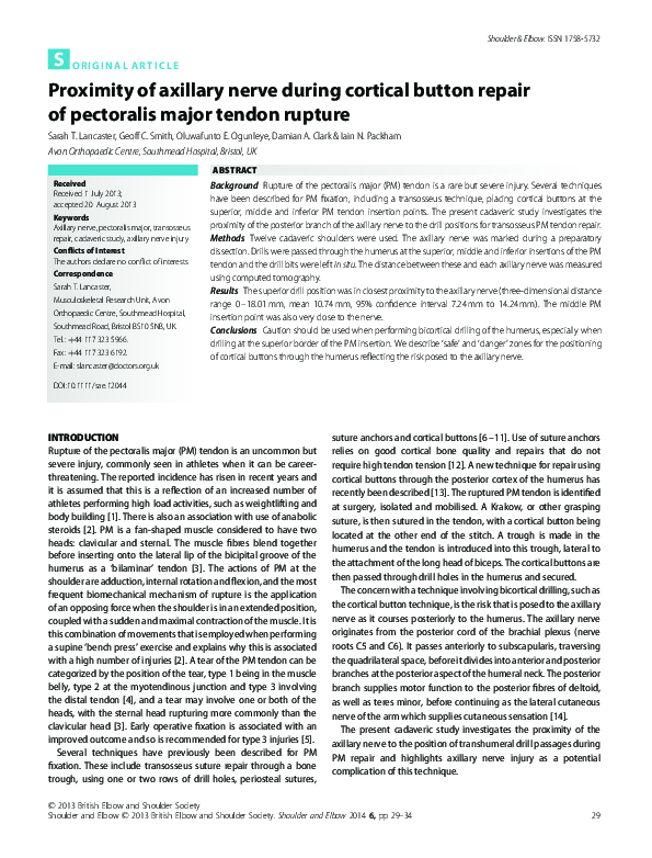(PDF) Proximity of axillary nerve during cortical button repair of ...