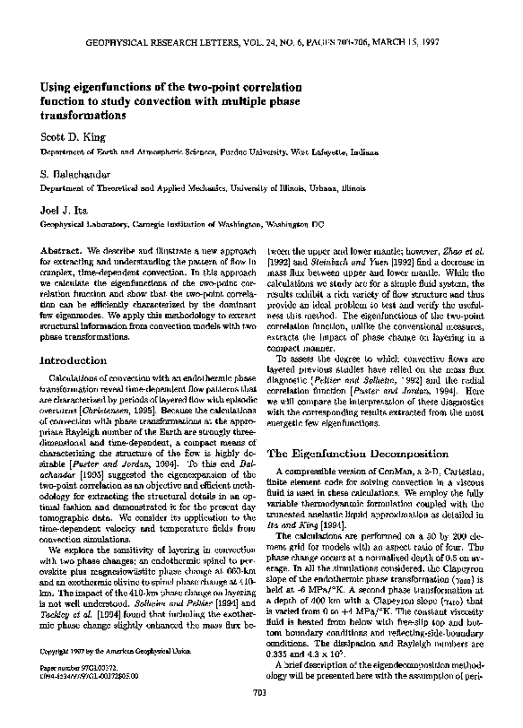 (PDF) Using eigenfunctions of the two-point correlation function to ...