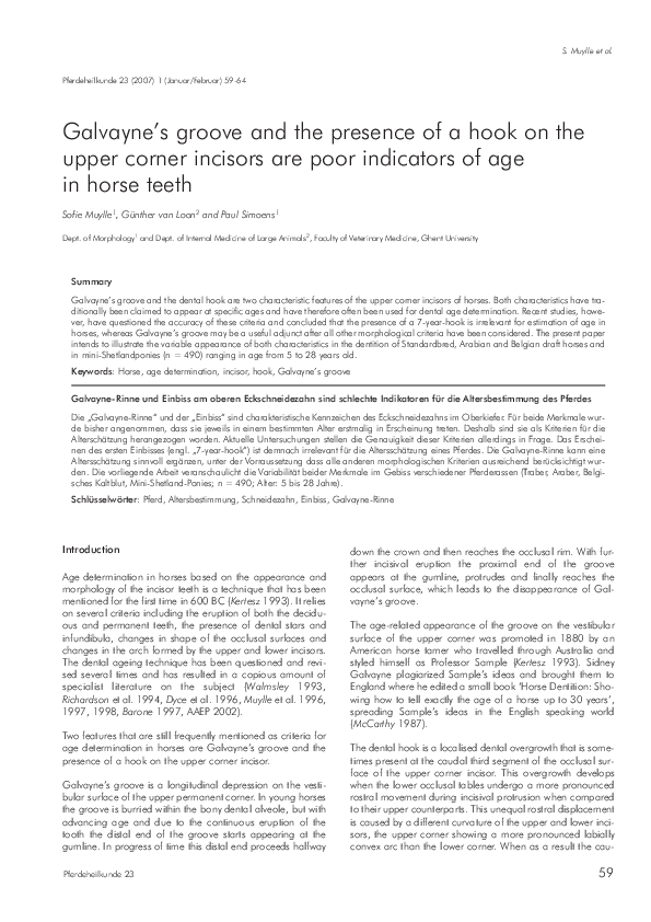 (PDF) Galvayne’s groove and the presence of a hook on the upper corner
