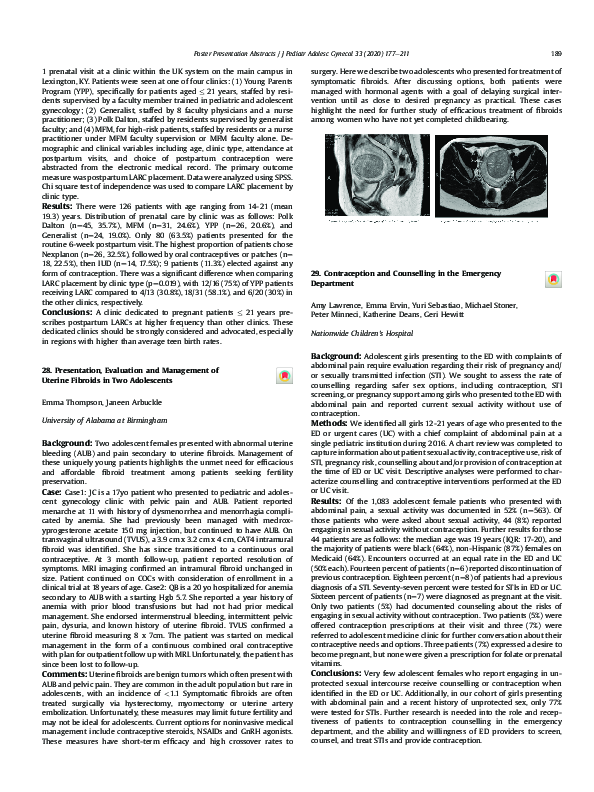 (PDF) 28. Presentation, Evaluation and Management of Uterine Fibroids ...