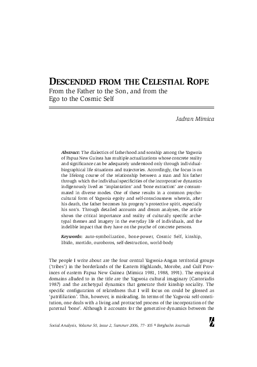 (PDF) Descended from the Celestial Rope: From the Father to the Son ...