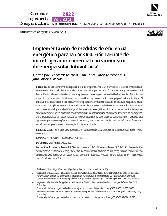 (PDF) Implementación de medidas de eficiencia energética para la ...