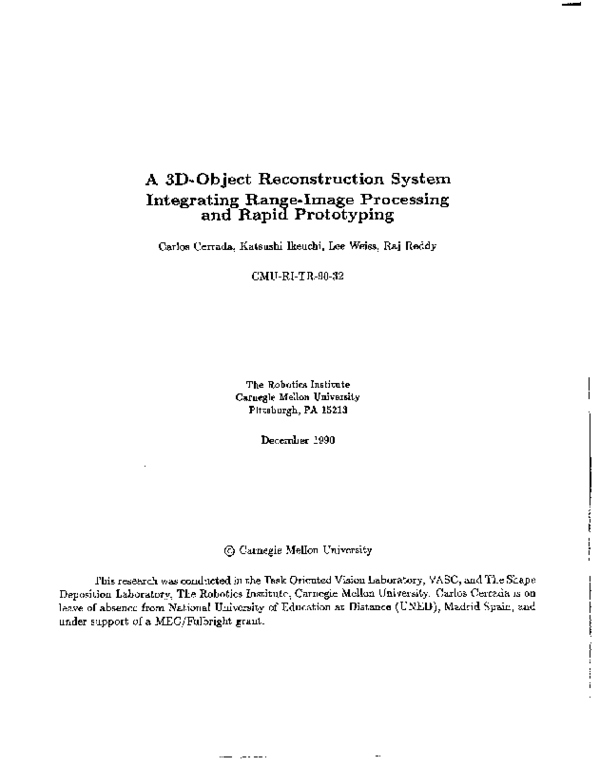 (PDF) A 3D-Object Reconstruction System