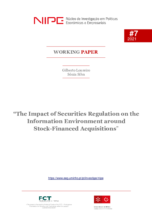 (PDF) The impact of securities regulation on the information ...