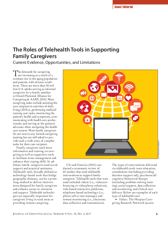 (PDF) The Roles of Telehealth Tools in Supporting Family Caregivers ...