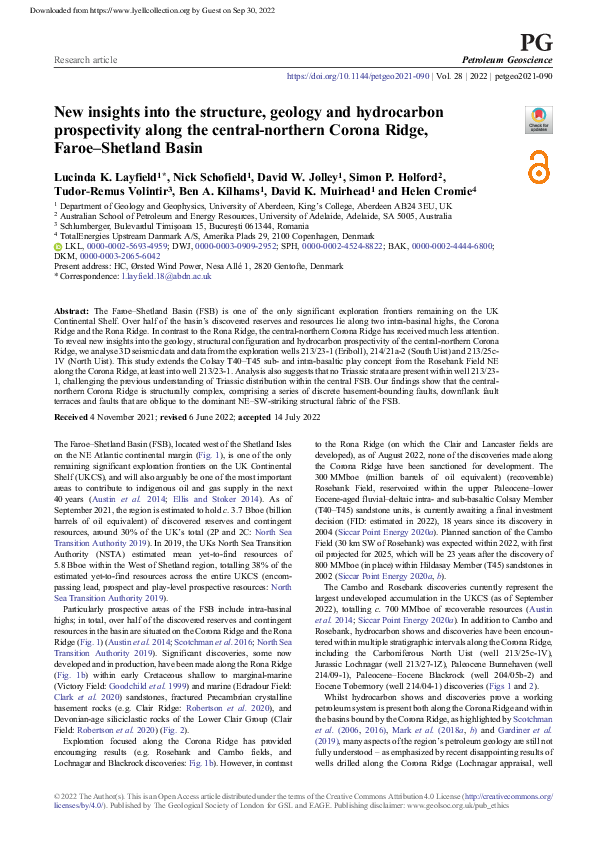 (PDF) New insights into the structure, geology and hydrocarbon ...