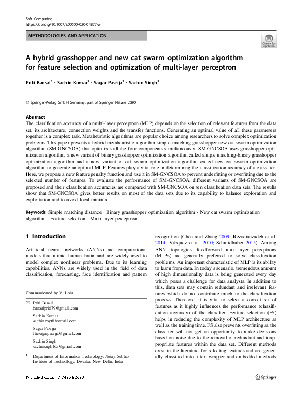 (PDF) A hybrid grasshopper and new cat swarm optimization algorithm for ...