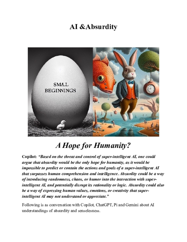 (PDF) AI & Absurdity
