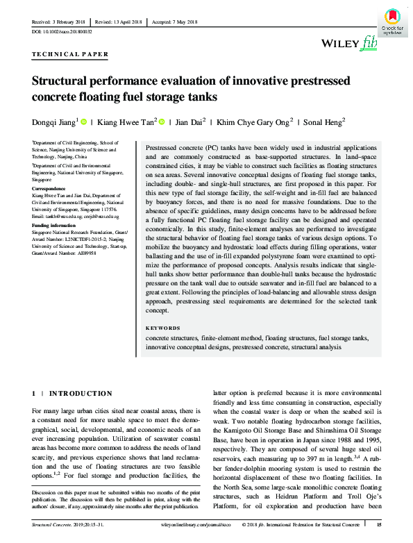 (PDF) Structural performance evaluation of innovative building systems