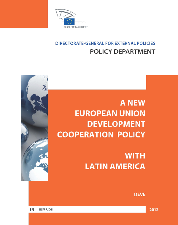 (PDF) A New European Union Development Cooperation Policy with Latin ...
